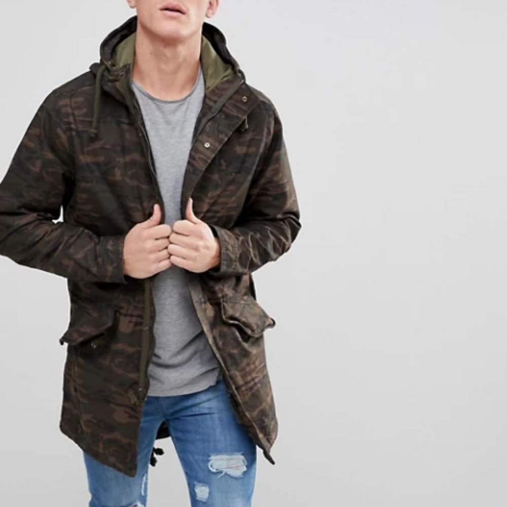 Jack & Jones Camo Parka